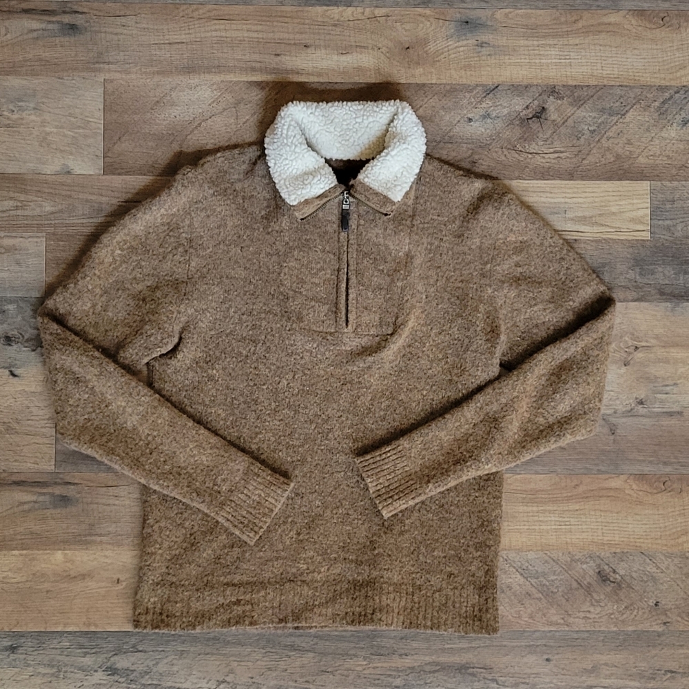 7 For All Mankind Wool Quarterzip